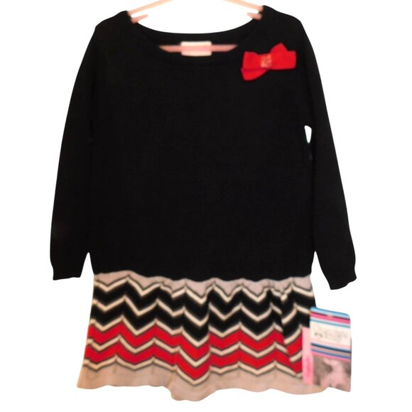 Jeans Noir Fille Flapdoodles - Taille 7 - Broderie Guitare - Occasion Très Bon état